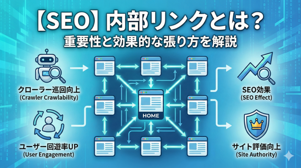 【SEO】内部リンクとは？SEOでの重要性と効果的な張り方を解説