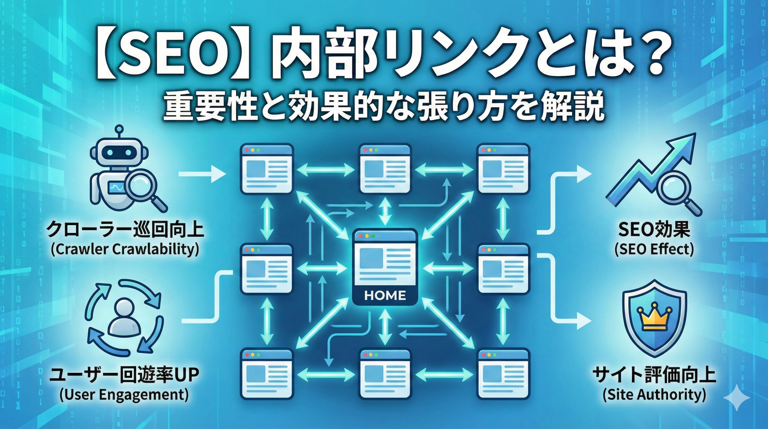 【SEO】内部リンクとは？SEOでの重要性と効果的な張り方を解説