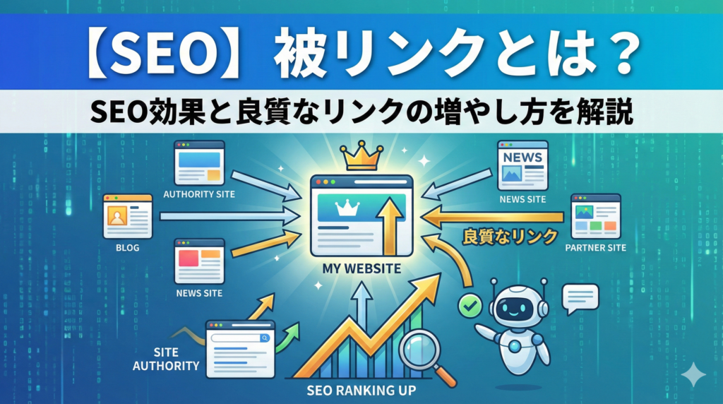 【SEO】被リンクとは？SEO効果と良質なリンクの増やし方を徹底解説