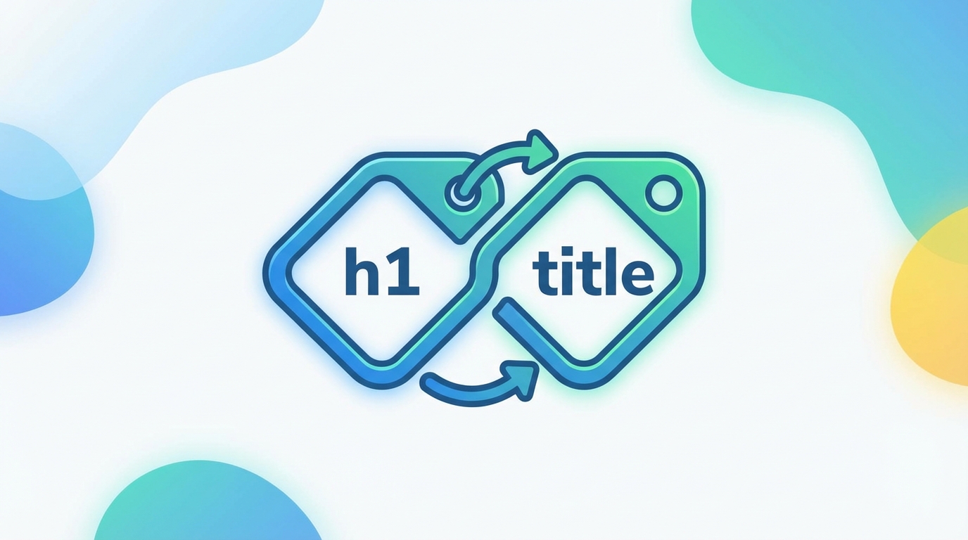 h1タグとtitleタグは同一で問題ない