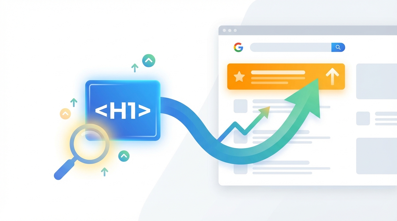 h1タグ最適化による直接的なSEO効果