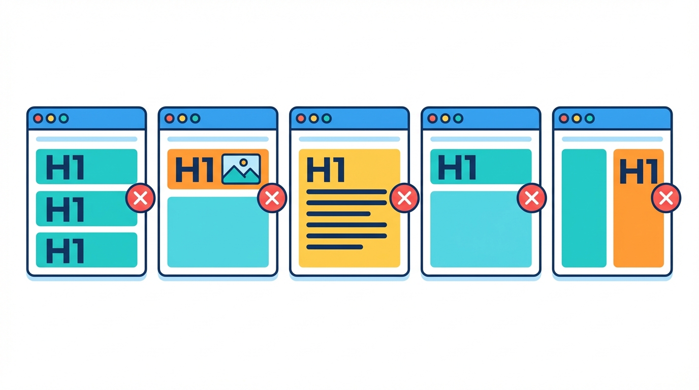 おすすめしないh1タグの使い方5つ