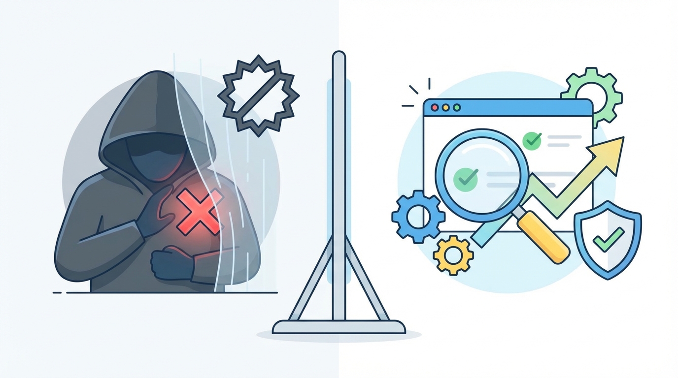 まとめ：クローキングは絶対NG、正攻法のSEOを