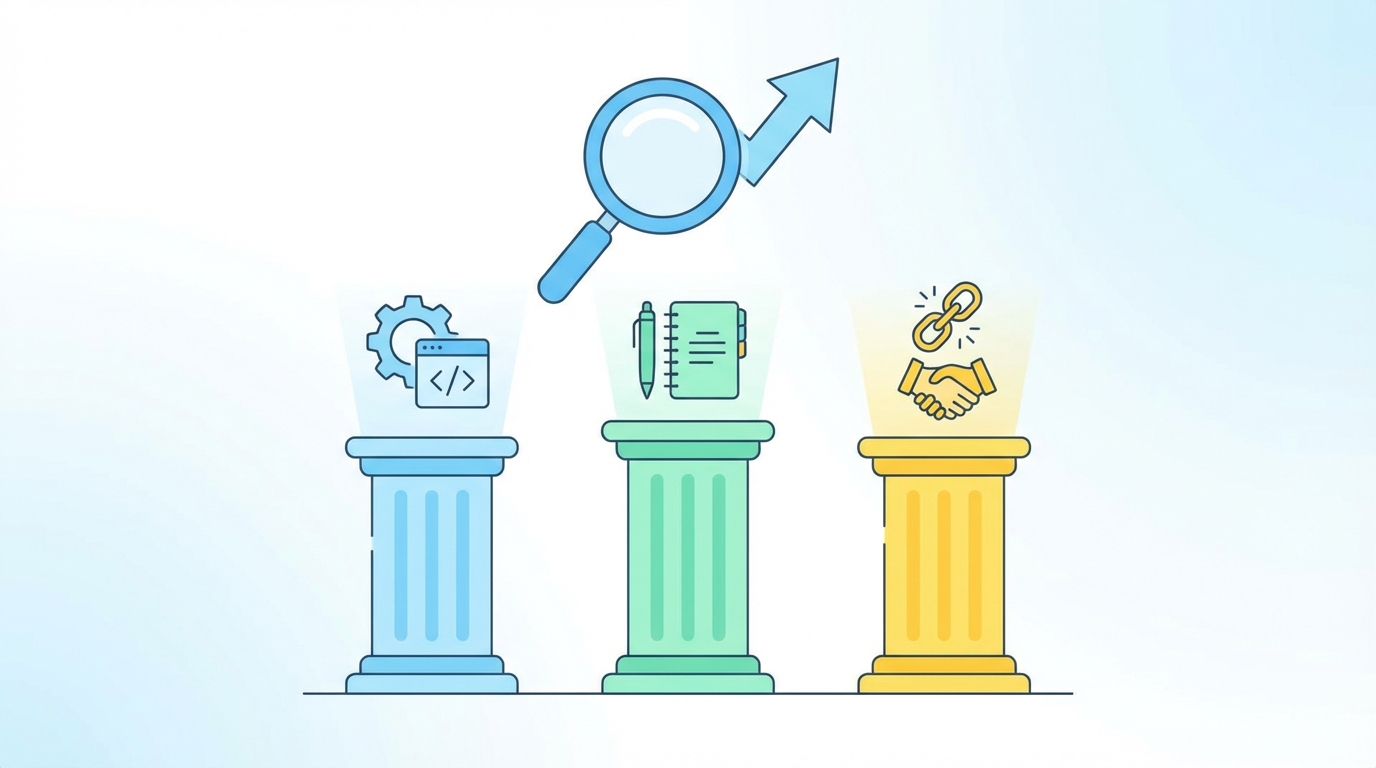 ホワイトハットSEOの3つの柱